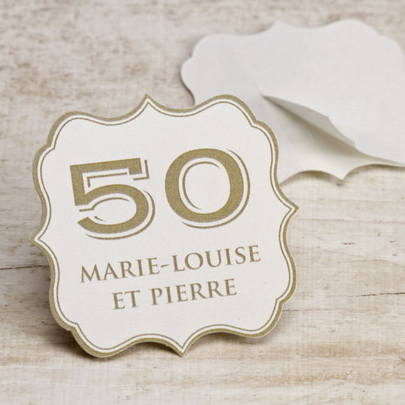 MA CRÉATION Sticker Noces d'Or 1Size