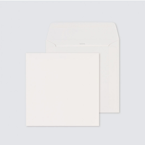 MA CRÉATION Ecru zelfklevende enveloppe met rechte klep 1Size