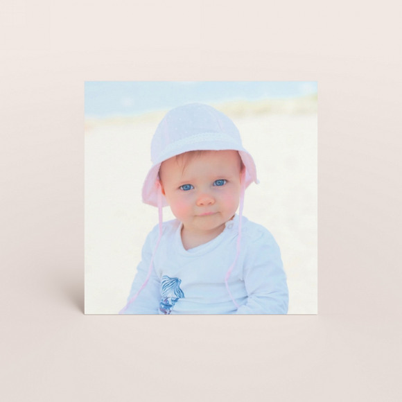 MA CRÉATION Bedankkaartje met foto en lieve hartjes 1Size