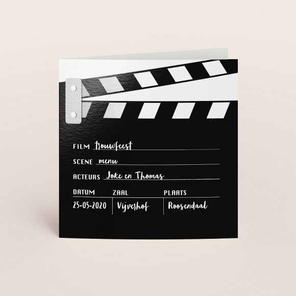 MIJN ONTWERP Menu filmklapper 1Size