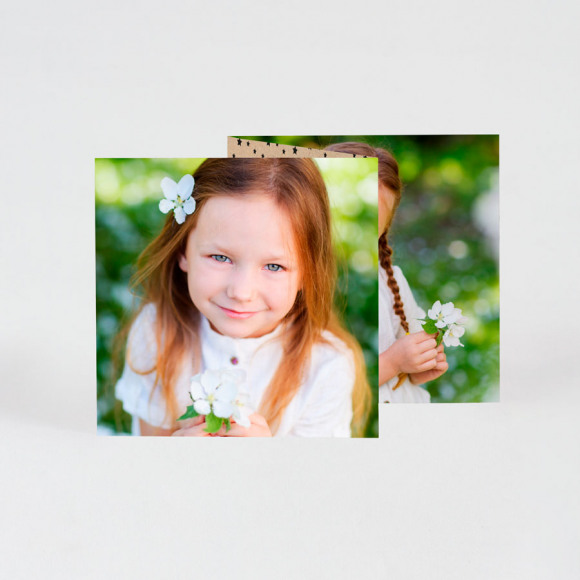 MIJN ONTWERP Drieluik eco met dubbele foto 1Size