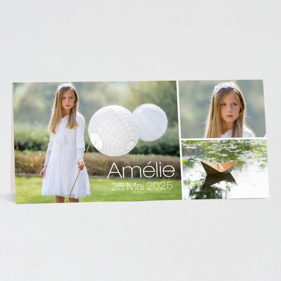 MIJN ONTWERP Invitation avec photos 1Size