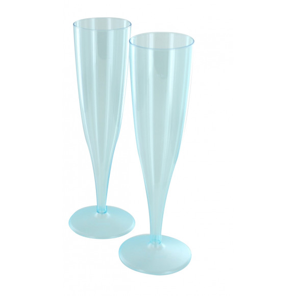AVA Champagneglas Blauw 100-135ml 10 Stuks Blauw