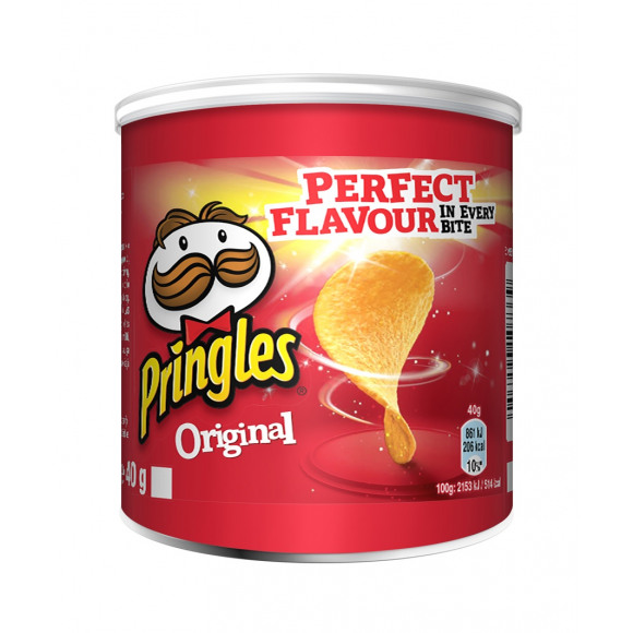PRINGLES  Chips Original Sel Rouge 40g Rouge