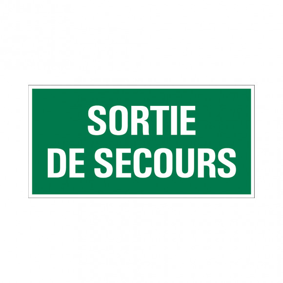 PICKUP Panneau "Sortie De Secours" 15x30cm