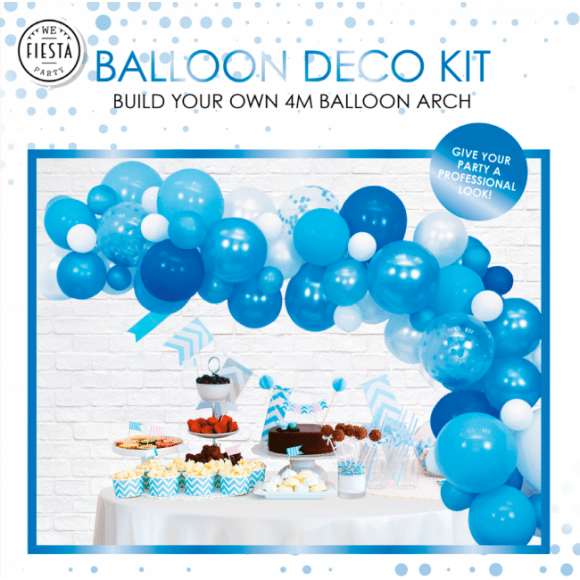 AVA selection DIY Arc De Ballons Bleu (71 Ballons)