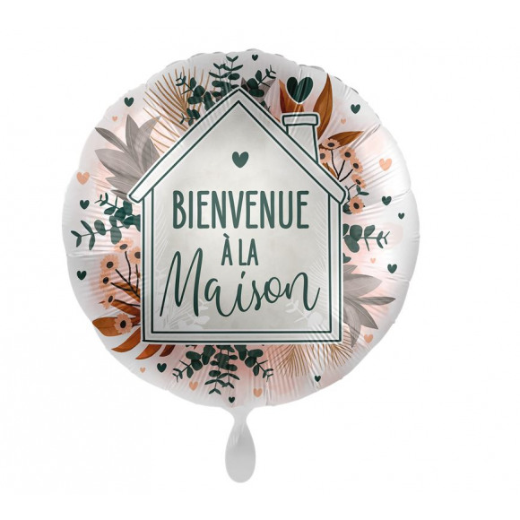 AVA selection Ballon Alu "Bienvenue À La Maison" 43cm