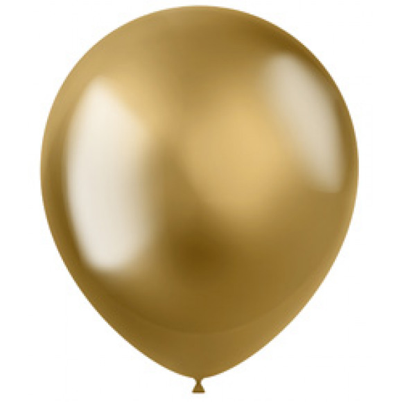 AVA selection Chromeballon Shiny Gold Ø 33cm 10 Stuks