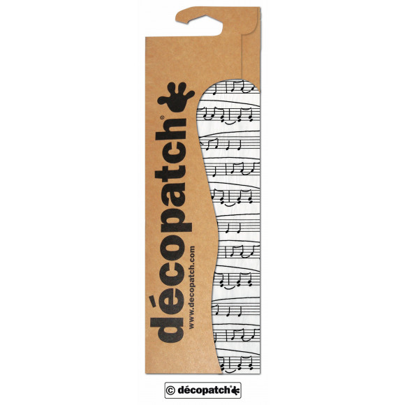 DECOPATCH Papier 3 Feuilles 30x40cm
