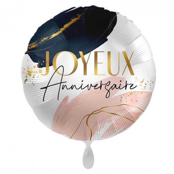 AVA selection Ballon Alu "Joyeux Anniversaire" 43cm