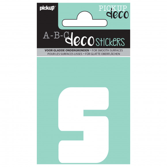 PICKUP Deco Anna Lettre S Blanc 6cm