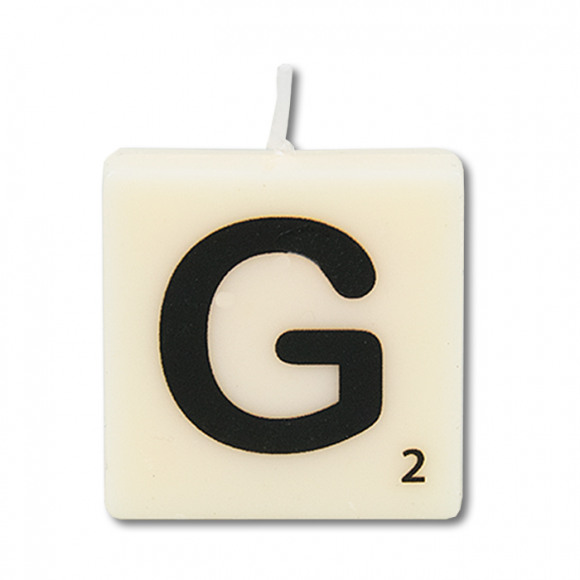 AVA selection Kaars Mini 4x2x4cm Wit Letter G