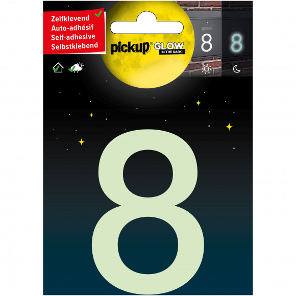 PICKUP Chiffre 8 Glow In The Dark 7,5cm