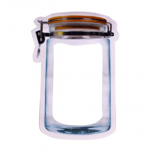 AVA selection Sachet Bleu Transparent Avec Fermeture 13,5x19,5cm Bleu