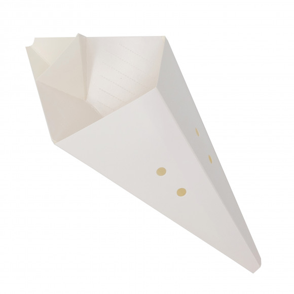 AVA Cornet Carton + Compartiment Sauce 26x16cm 50 Pièces