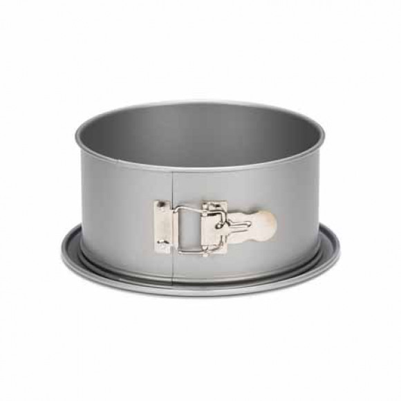 AVA essentials Springvorm Hoge Rand + Lekrand Zilver 8,5cm Ø 22cm