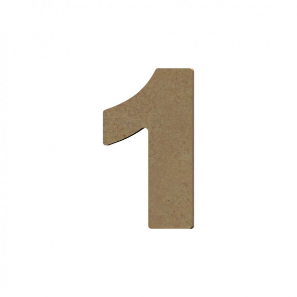GOMILLE Chiffre 1 MDF 8cm
