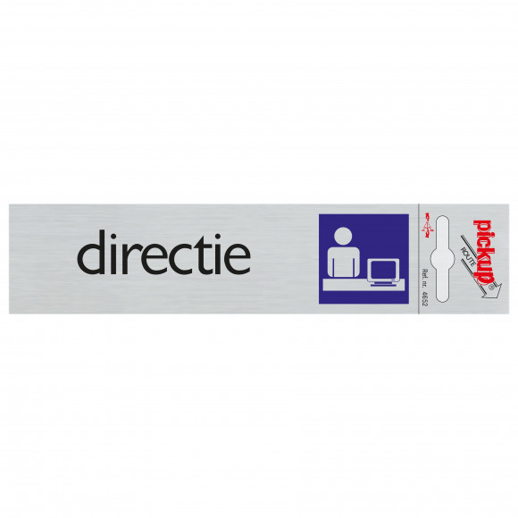 PICKUP Route Alu "Directie" 16,5x4,4cm