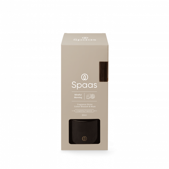 SPAAS Geurstokjes Mindful Morning 7,5x7,5x20cm 80ml