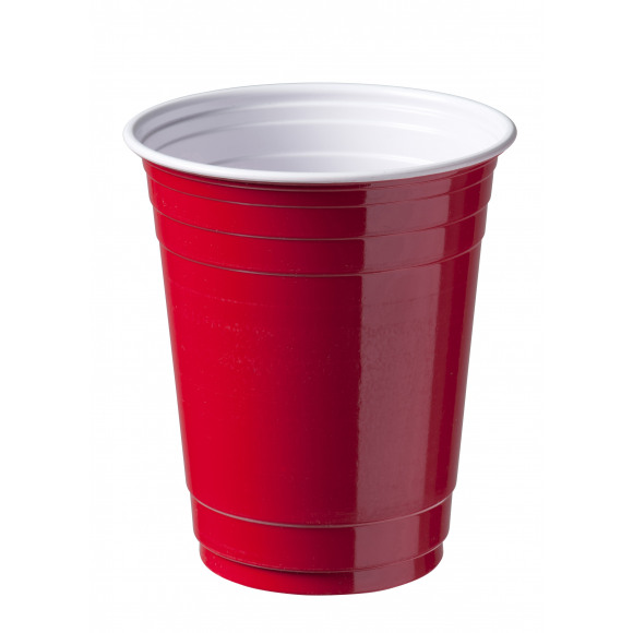 DEPA Gobelet Party Cup 300ml PS Rouge 50 Pièces Rouge