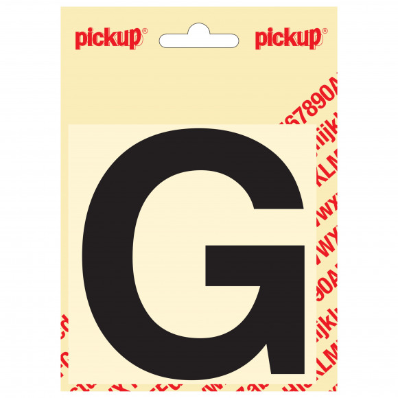 PICKUP Helvetica Letter G Zwart 10cm