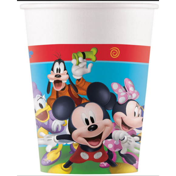 AVA selection Gobelets Mickey Mouse 200ml Carton 8 Pièces