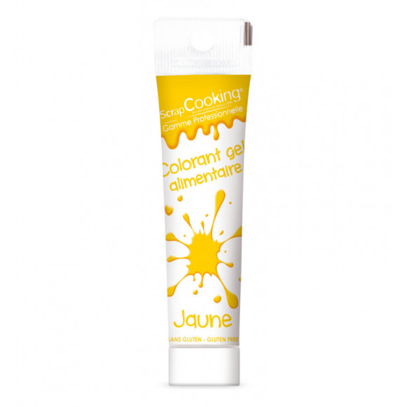 SCRAPCOOKING Colorant Alimentaire Gel Jaune 20g Jaune