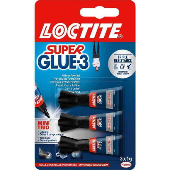 LOCTITE Colle Seconde 3x1g