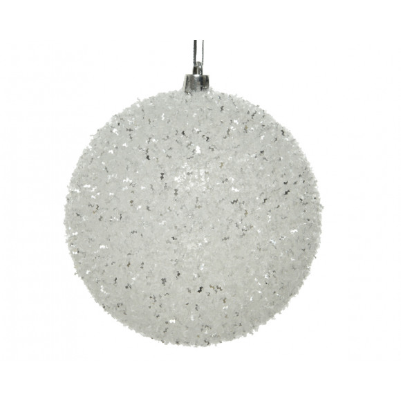 AVA selection Boule De Noël Incassable Blanc Ø 10cm Blanc