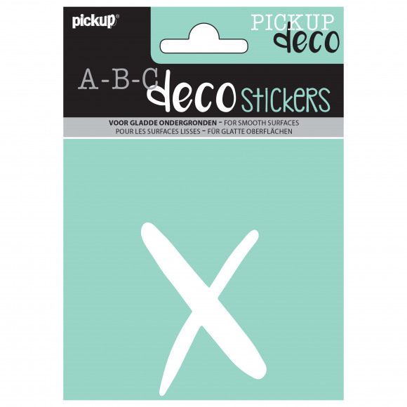 PICKUP Deco Zoe Letter X Wit 11cm