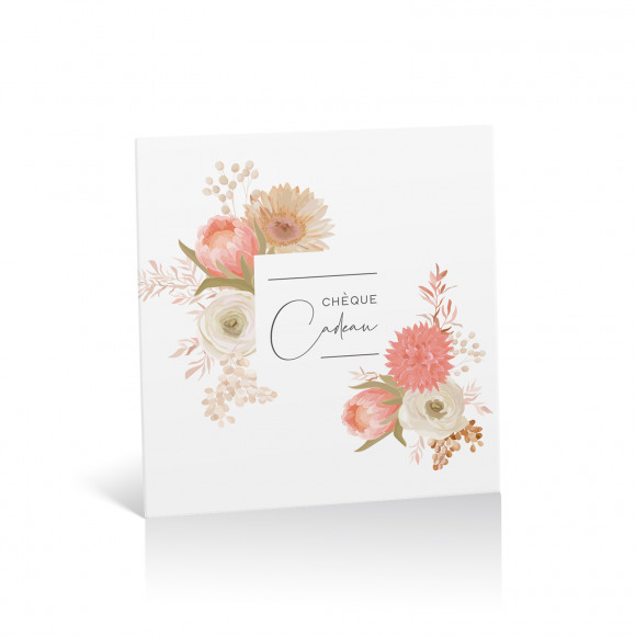 JESO CARDS Chèque-Cadeau FR Avanti Painted Flowers 10 Pièces