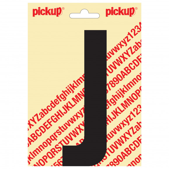 PICKUP Nobel Letter J Zwart 15cm