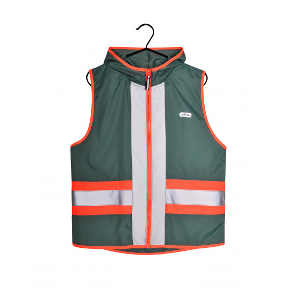 AVA selection Gofluo Gilet Réfléchissant Darkjoy Kaki Small