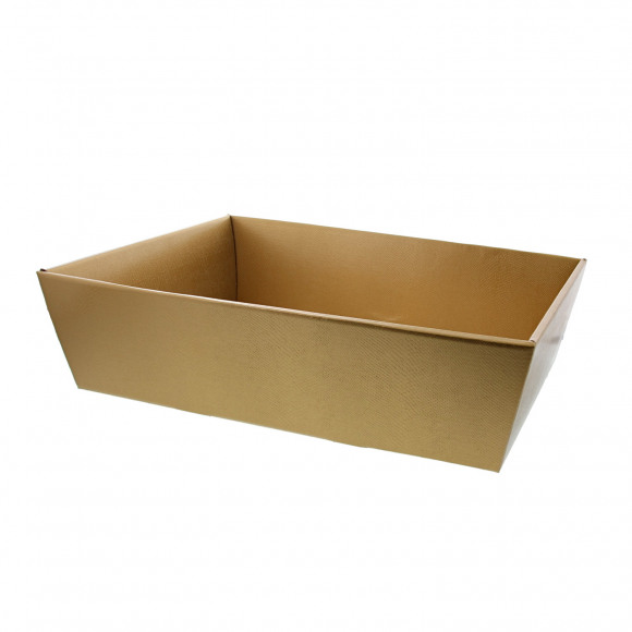 AVA selection Panier Cadeau Or Skin Carton 40x30x12cm Or