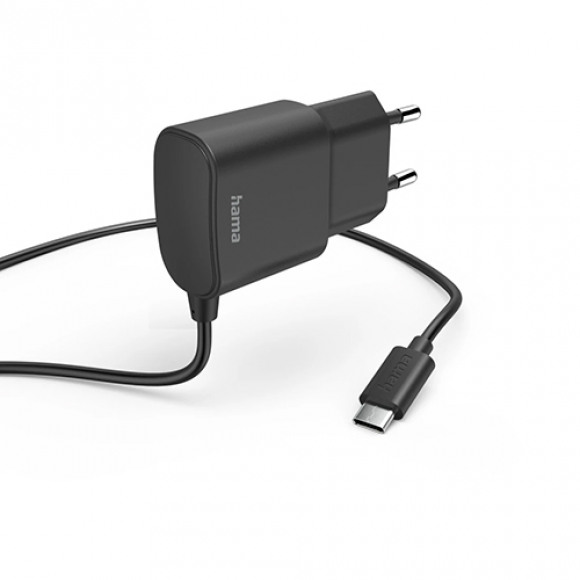 Hama Oplader met USB C-Aansluiting 12W 1 m Zwart