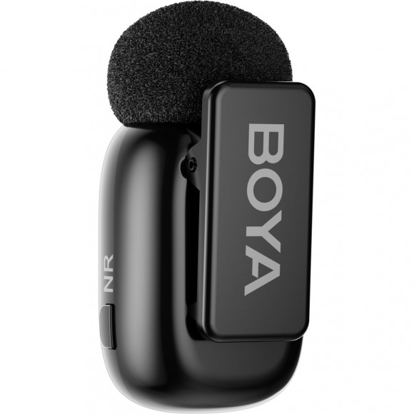 Boya MINI-12 2.4 GHz Ultra-Mini draadloze microfoon 2TX+2RX, zwart