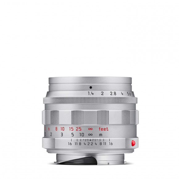 Leica Summilux-M 50mm f/1.4 M-mount objectief Zilver Chrome