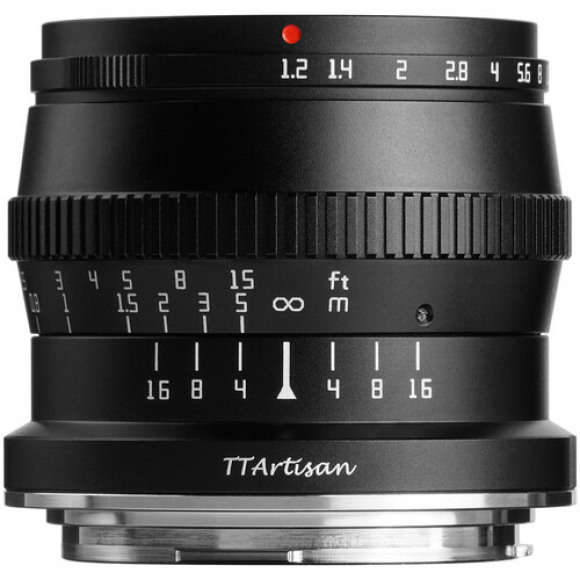 TT Artisan - Cameralens - 50mm F1.2 APS-C voor Canon RF-vatting, zwart