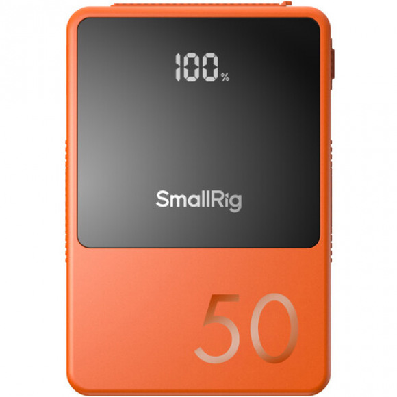 SmallRig 4871 VB50 mini V-Mount Battery Oranje