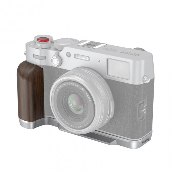 SmallRig 4804 Wooden L-Shape Grip for Fujifilm X100VI / X100V, zilver