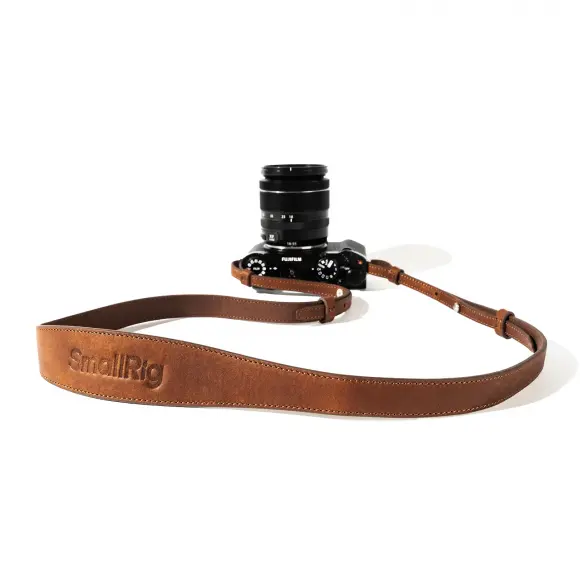 SmallRig 5209 Universal Leather Camera Shoulder Strap (bruin)