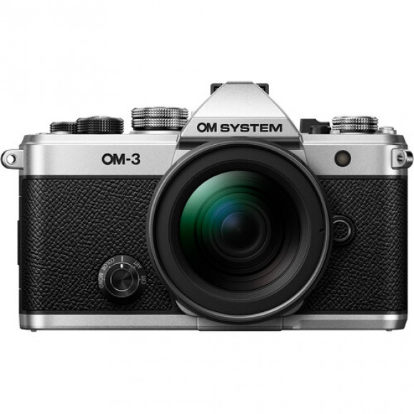 OM SYSTEM OM-3 systeemcamera Zilver + 12-45mm f/4.0 PRO