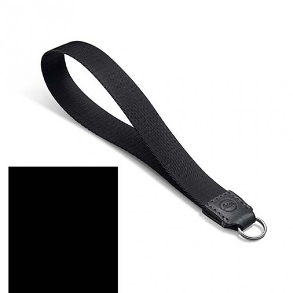 Leica Wrist Strap D-Lux 8 Fabric, Leather Black - 18570