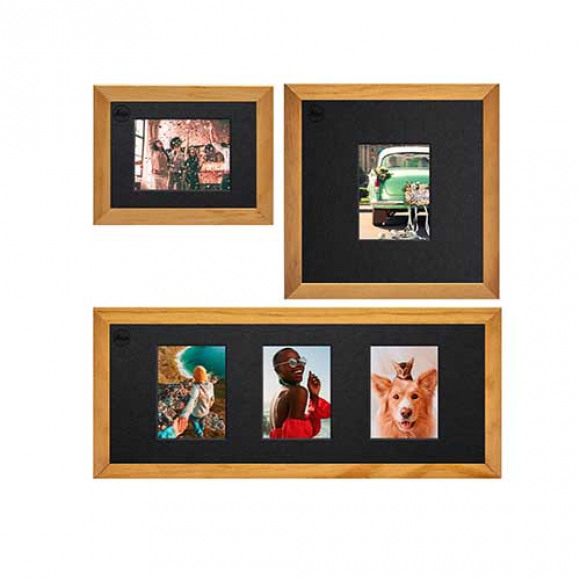 Leica Picture Frame-Set Sofort Pine Natural 196-66