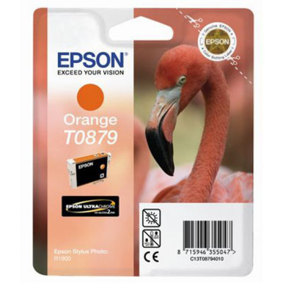 Epson T0879 Flamingo Oranje Inktcartridge