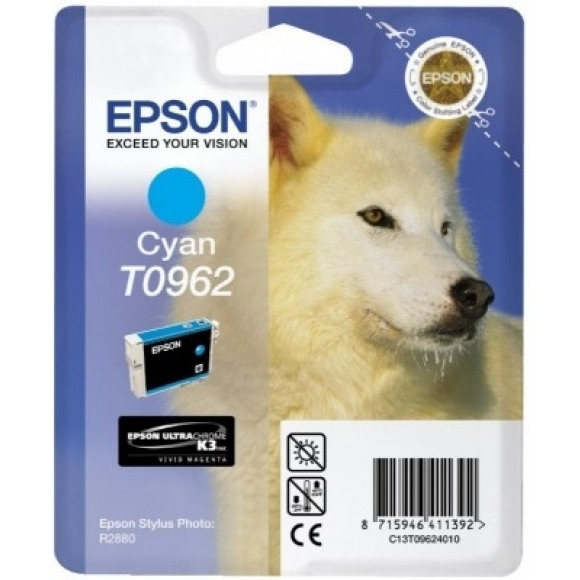 Epson T0962 Cyaan Inktcartridge Wolf