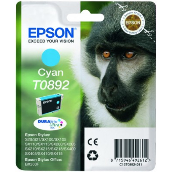 Epson T0892 Cyaan Cartridge