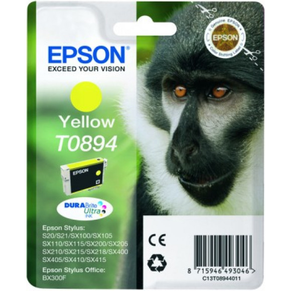 Epson T0894 Geel Cartridge