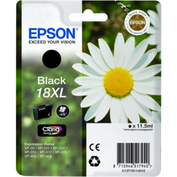 Epson 18xl Zwart Cartridge