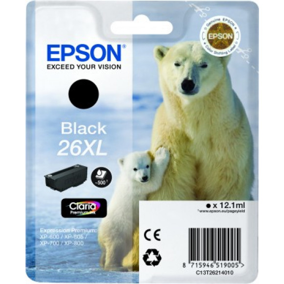 Epson 26xl Zwart Cartridge